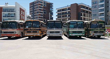 Türkiye'nin dört bir yanından gelen klasik otobüsler Eskişehir'de buluştu