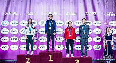 U17 Avrupa Güreş Şampiyonası'nda Şirin Askara bronz madalya kazandı