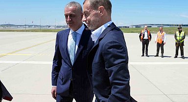 UEFA Başkanı Aleksander Ceferin, İstanbul'a geldi