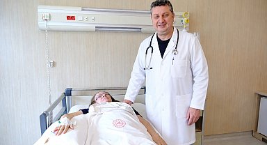 Ukraynalı hasta şifayı Mersin Şehir Hastanesinde buldu