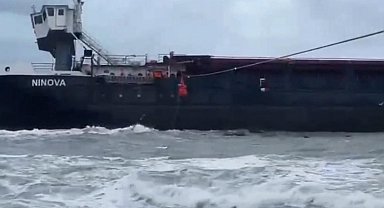 Ulaştırma ve Altyapı Bakanlığı: "NINOVA isimli gemide bulunan 8 kazazede başarıyla tahliye edilmiştir"