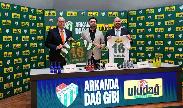 Uludağ İçecek ve Bursaspor'un iş birliği 1. Lig'de de devam ediyor