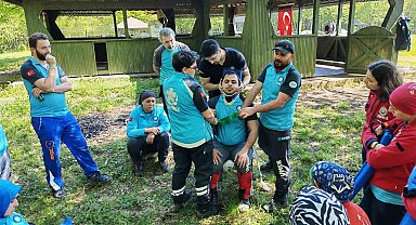 UMKE ekibi medikal kurtarma ve saha tatbikatı yaptı