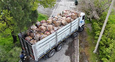 Üniversitede 76 ton atık ekonomiye kazandırıldı