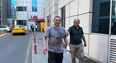 Üstü kan içinde kalan acemi kasap: "Sadece bıçak kaydı, ciddi bir şey yok"