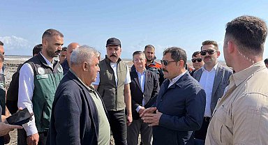 Vali Masatlı afet bölgesinde incelemelerde bulundu