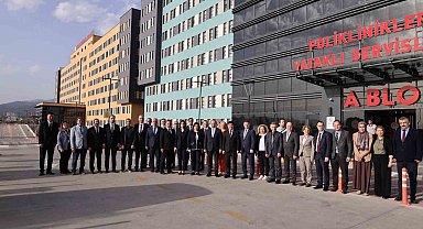 Vali Varol, Şehir Hastanesi'nde incelemelerde bulundu