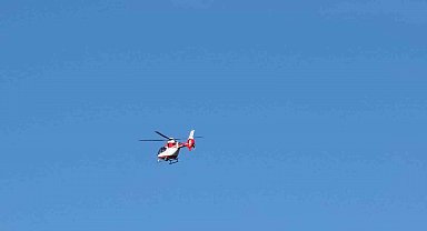 Van'da 77 yaşındaki hasta için helikopter ambulans havalandı