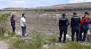 Viyadükte mahsur kalan genç kurtarıldı