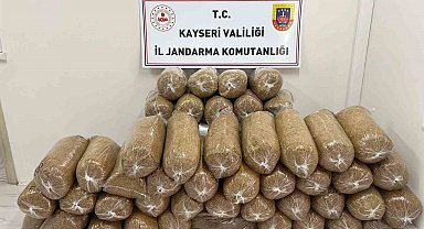 Yahyalı'da 285 kilo bandrolsüz tütün yakalandı