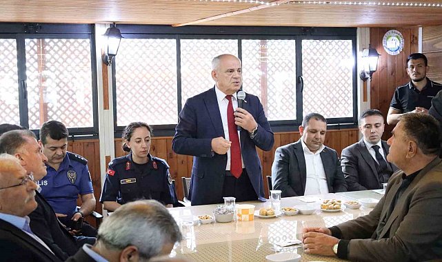 Yahyalı'da bayramlaşma töreni düzenlendi