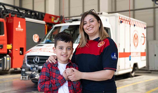 Yangınlarda vatandaşa, evinde ise oğluna umut oluyor