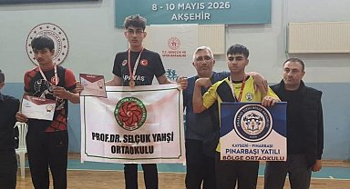 Yatılı bölge okulundan Türkiye üçüncülüğüne
