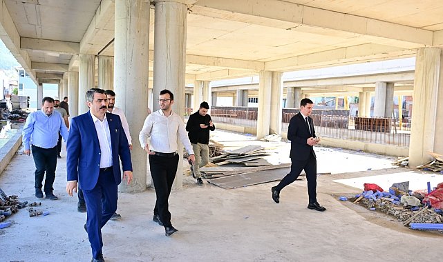 Yavuzselim Kapalı Pazar Alanı'nda yol yarılandı