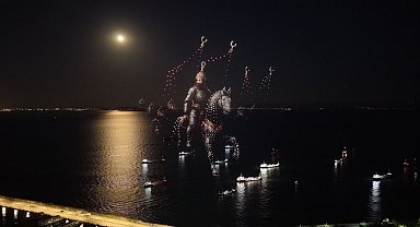 Yenikapı Sahili'nde 1453 dronla fetih şöleni