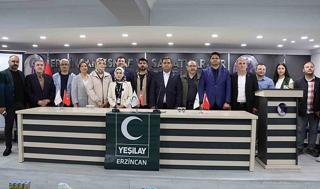 Yeşilay Erzincan genel kurulu yapıldı
