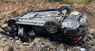 Yozgat'ta otomobil takla attı: 4 yaralı