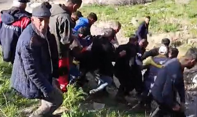 Yüksekovada'da pancar toplarken kayalıklardan düşen kadın hayatını kaybetti