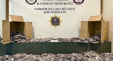 Zehir operasyonu: 24 bin 600 uyuşturucu hap ele geçirildi