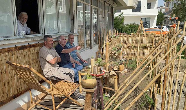 27 yıllık sağlıkçı bambuyu sanat eserlerine dönüştürüyor