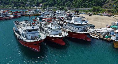 50 tonluk orkinos avı kotasını 42 günde doldurup Yoroz Limanı'na demirlediler