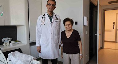 80 yaşındaki kalp hastasına ameliyatsız mitral kapak operasyonu