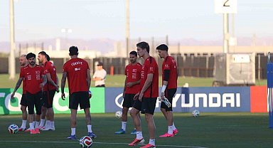 A Milli Futbol Takımı'nda ABD maçının hazırlıkları başladı