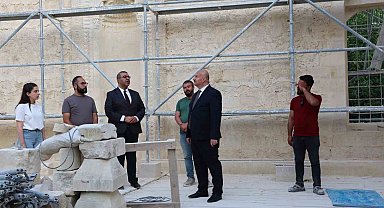 Adıyaman'da tarihi Ulu Camii ve Kap Camii çalışmaları devam ediyor