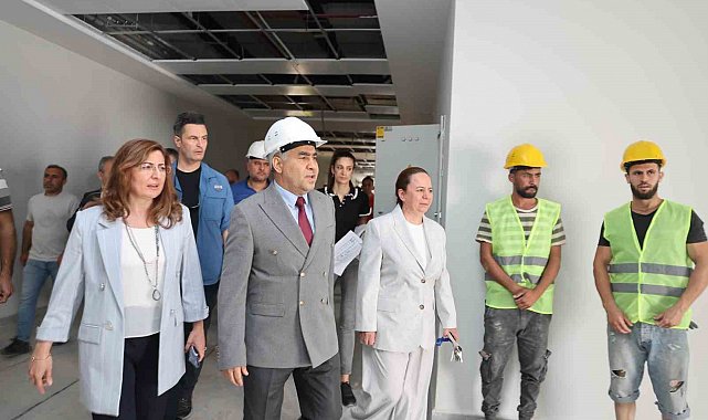 ADÜ Rektörü Kent, devam eden çalışmaları inceledi