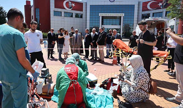 ADÜ'de tatbikat başarıyla yapıldı