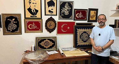 Ahşaba sanatla hayat veriyor: 12 yıllık naht tutkusu