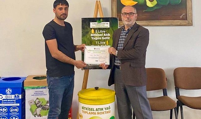 Alanya'da 3 ayda 572 litre atık yağ geri dönüşüme kazandırıldı