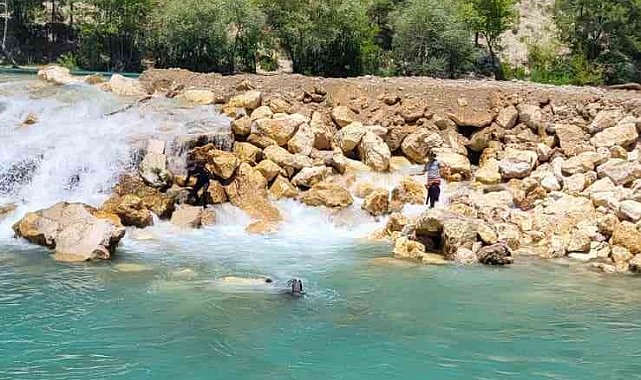 Alara çayında kaybolan genç için arama çalışmaları 16'ıncı gününde devam ediyor