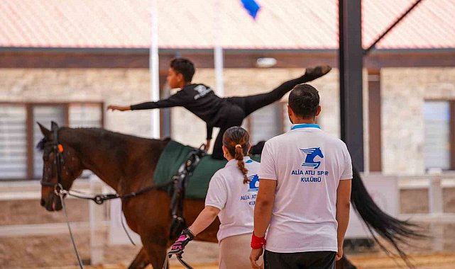 Aliağa'da anlamlı organizasyon: İzmir Atlı Cimnastik Bölge Şampiyonası