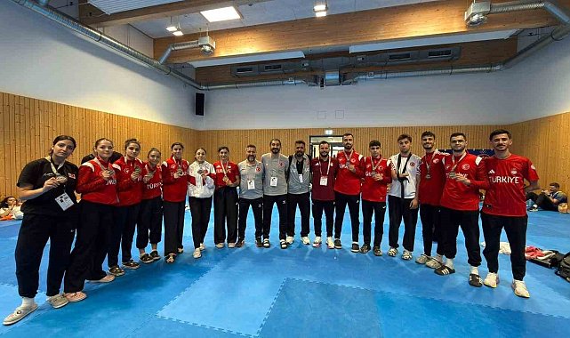 Almanya'da milli taekwondocular zirvede