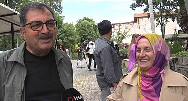 Ankara'da anne ve baba çocuğuna destek olmak için YKS'ye girdi