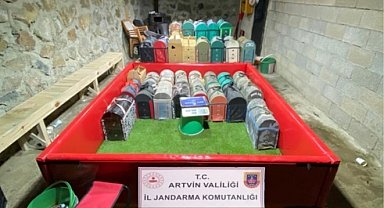 Artvin'de horoz dövüşüne jandarma baskını: 39 kişiye toplam 500 bin lira ceza