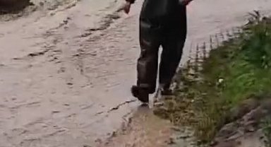 Aşırı yağış Develi'de sele dönüştü