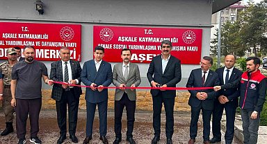 Aşkale'de aşevi hizmete açıldı: Günde 70 aileye sıcak yemek ulaştırılacak