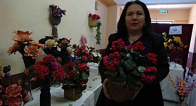 Atık malzemeler sanat eserine dönüştü
