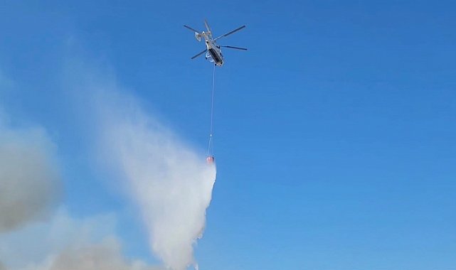 Avşa Adası'nda yangın: Ekipler havadan ve karadan müdahale ediyor