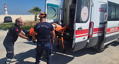 Aydın açıklarında bir şahsa tıbbi tahliye