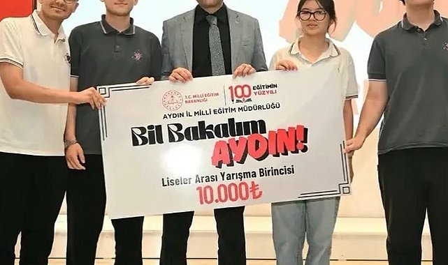 Aydın Fen Lisesi il birincisi oldu