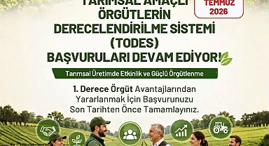 Aydın Tarım İl Müdürlüğü'nden TODES başvurusu uyarısı