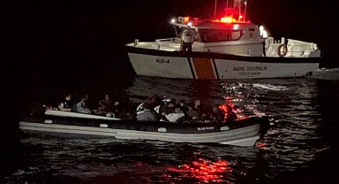 Aydın'da 32 düzensiz göçmen kurtarıldı