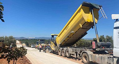 Aydın'da yol çalışmaları sürüyor