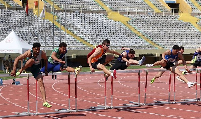 Aydınlı sporcu 110 metre engellide Türkiye rekoru kırdı