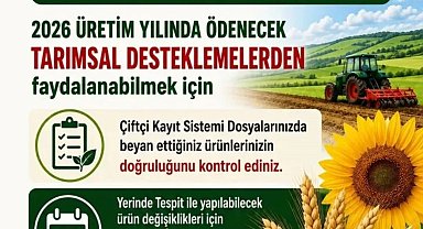 Aydınlı üreticilere ÇKS uyarısı: "Son tarih 30 Haziran