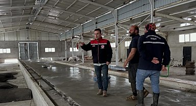 Aydıntepe'deki hayvancılık işletmelerinde kapasite değerlendirmesi yapılıyor