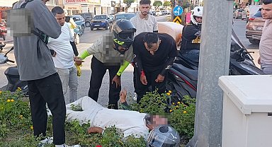 Aynı kavşakta bir saat arayla iki ayrı motosiklet kazası: 2 yaralı